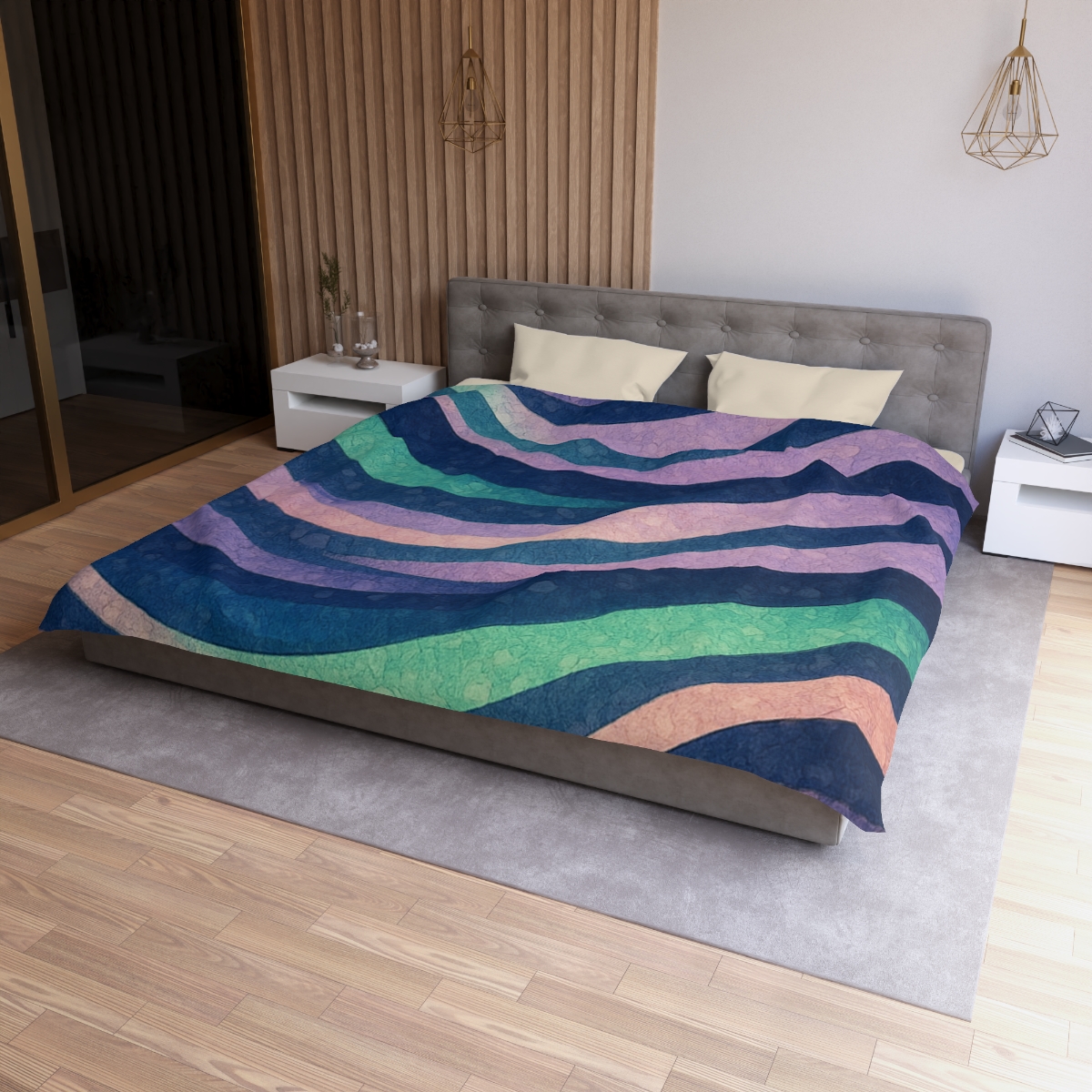 Auroral Current Mosaic trendy bedroom duvets