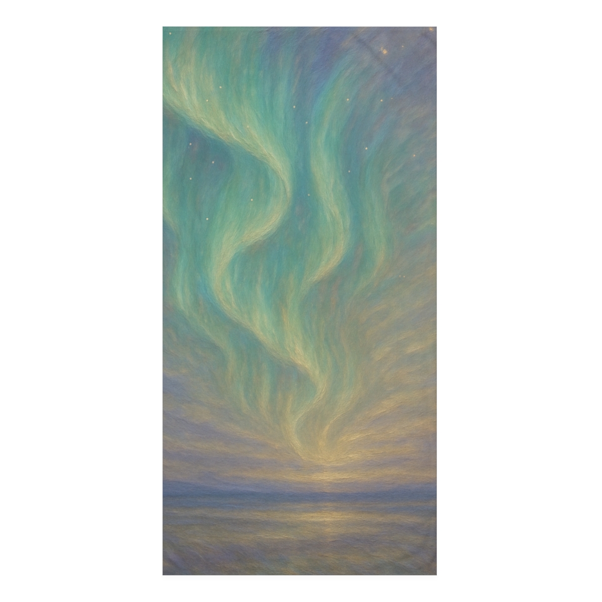 Auroral Drift Horizon soft cotton towels