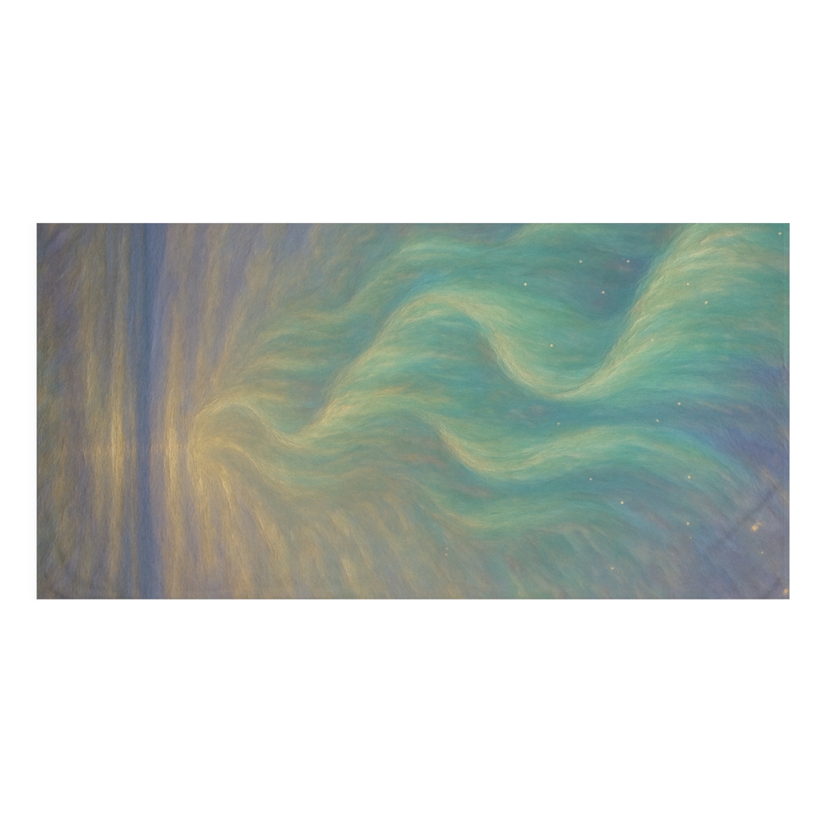 Auroral Drift Horizon soft cotton towels