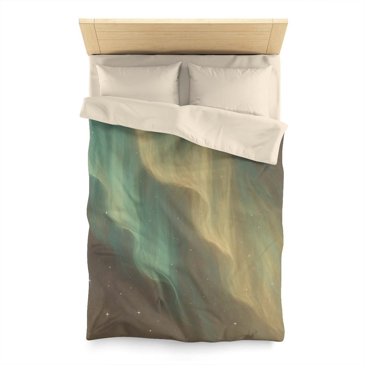 Auroral Dust Cascade unique patterned duvets