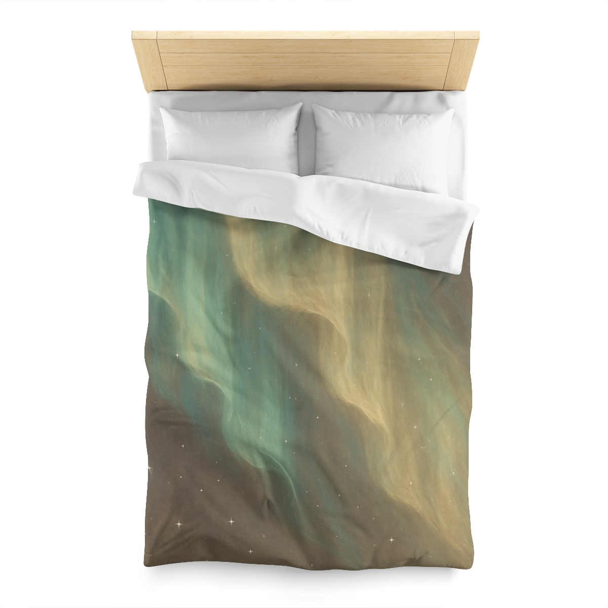 Auroral Dust Cascade unique patterned duvets
