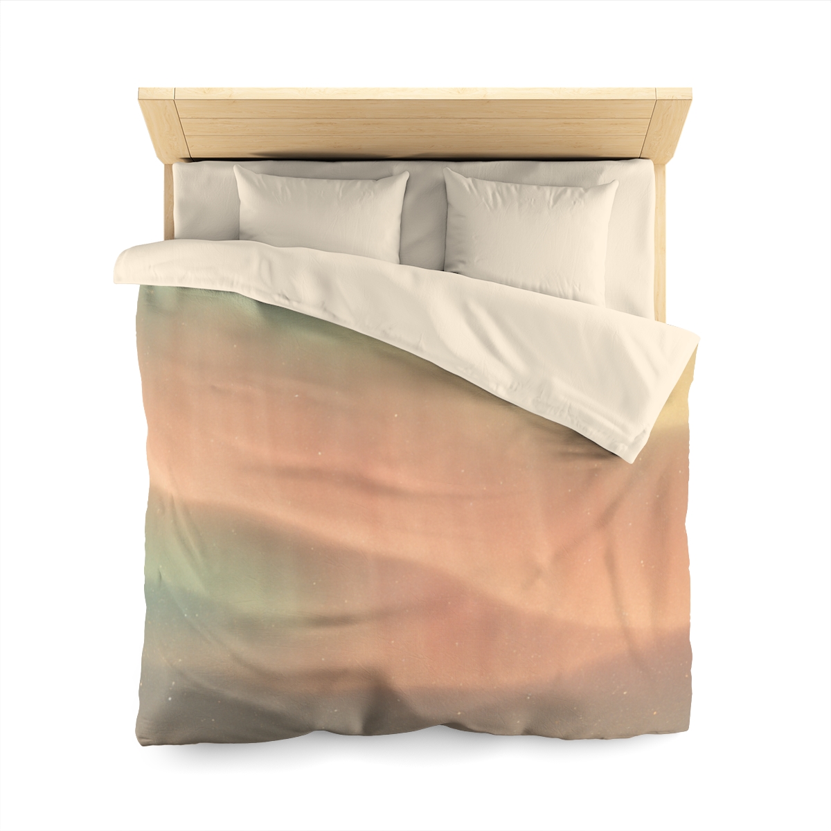 Auroral Dust Gradient designer printed duvets