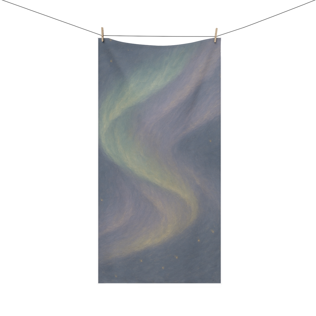 Auroral Dust Gradient unique gift towels
