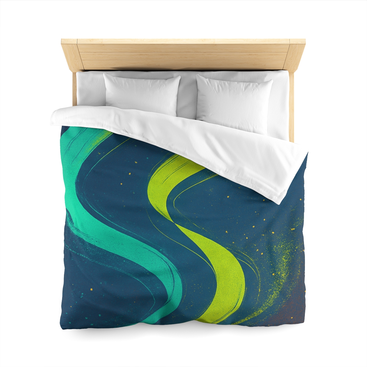 Auroral Dust Ribbon designer printed duvets