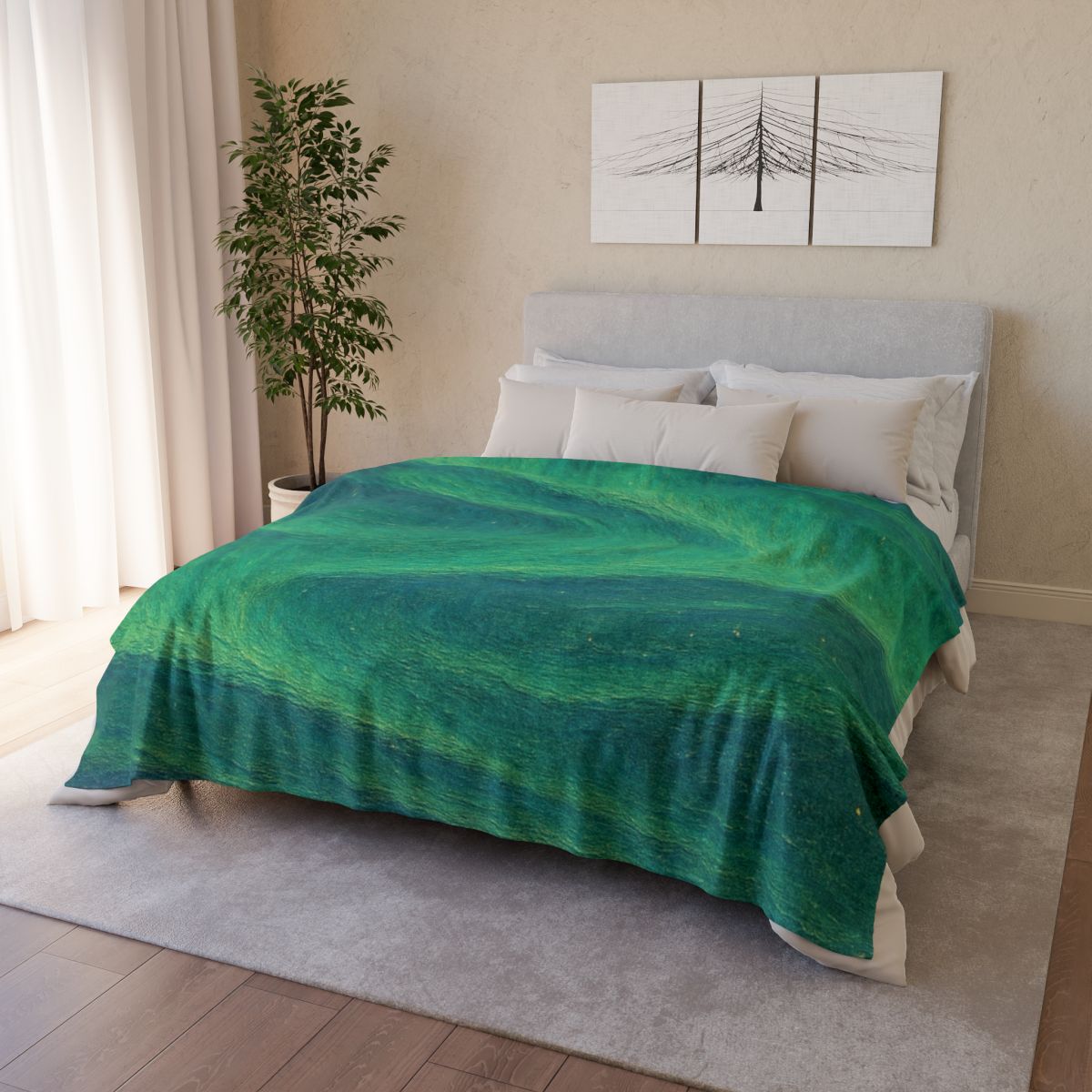 Auroral Dust Tapestry designer printed blankets
