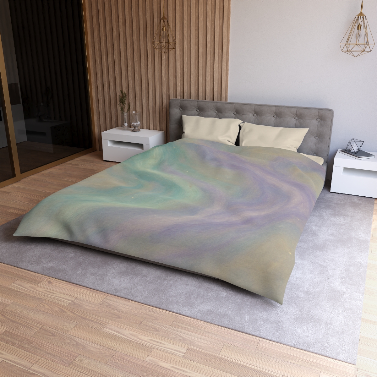 Auroral Dust Veil personalized bedding duvets