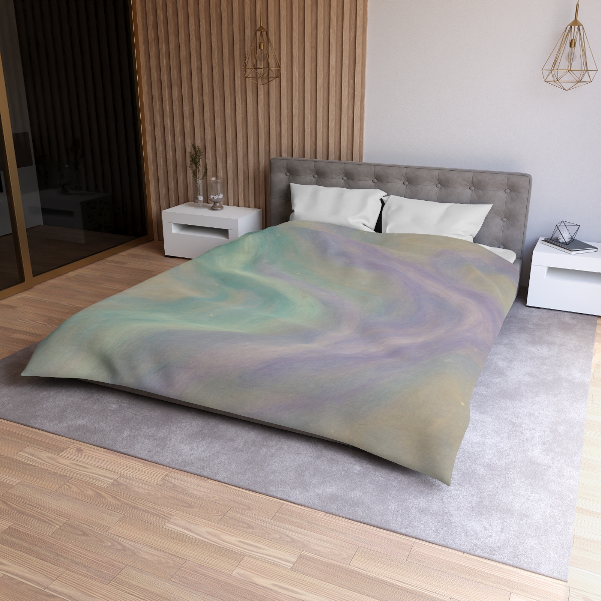 Auroral Dust Veil personalized bedding duvets