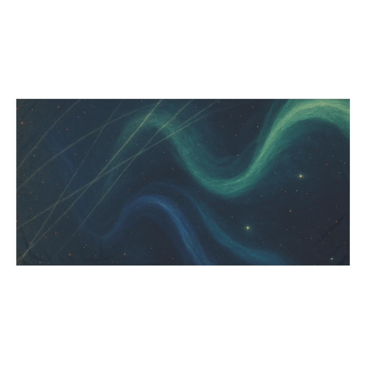 Auroral Filament Weave personalized bath towels