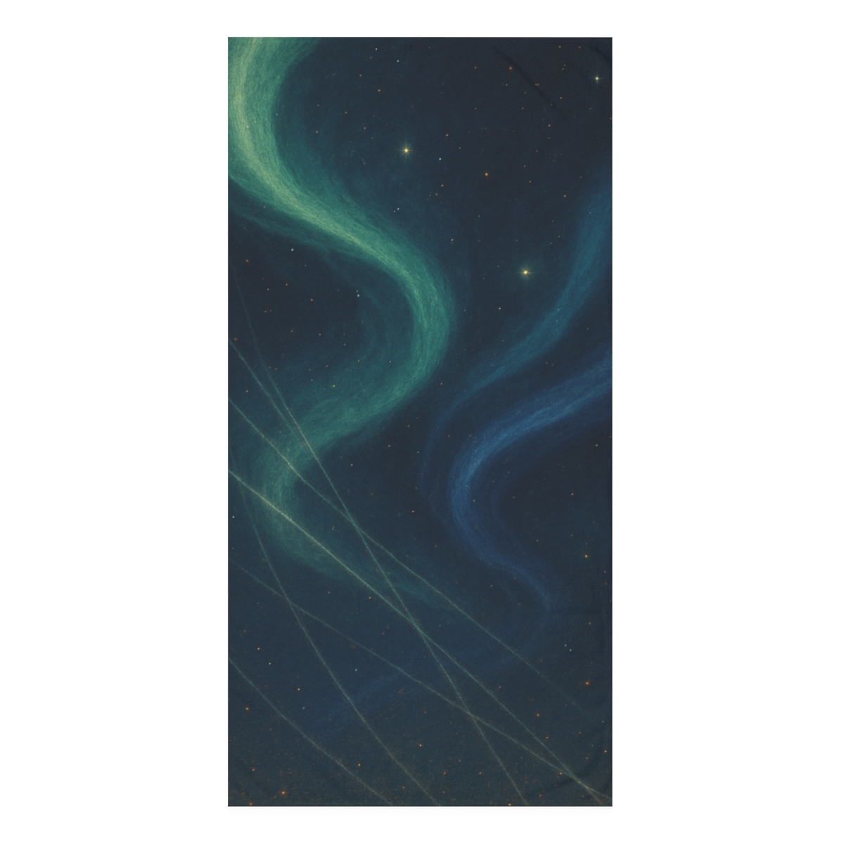 Auroral Filament Weave personalized bath towels