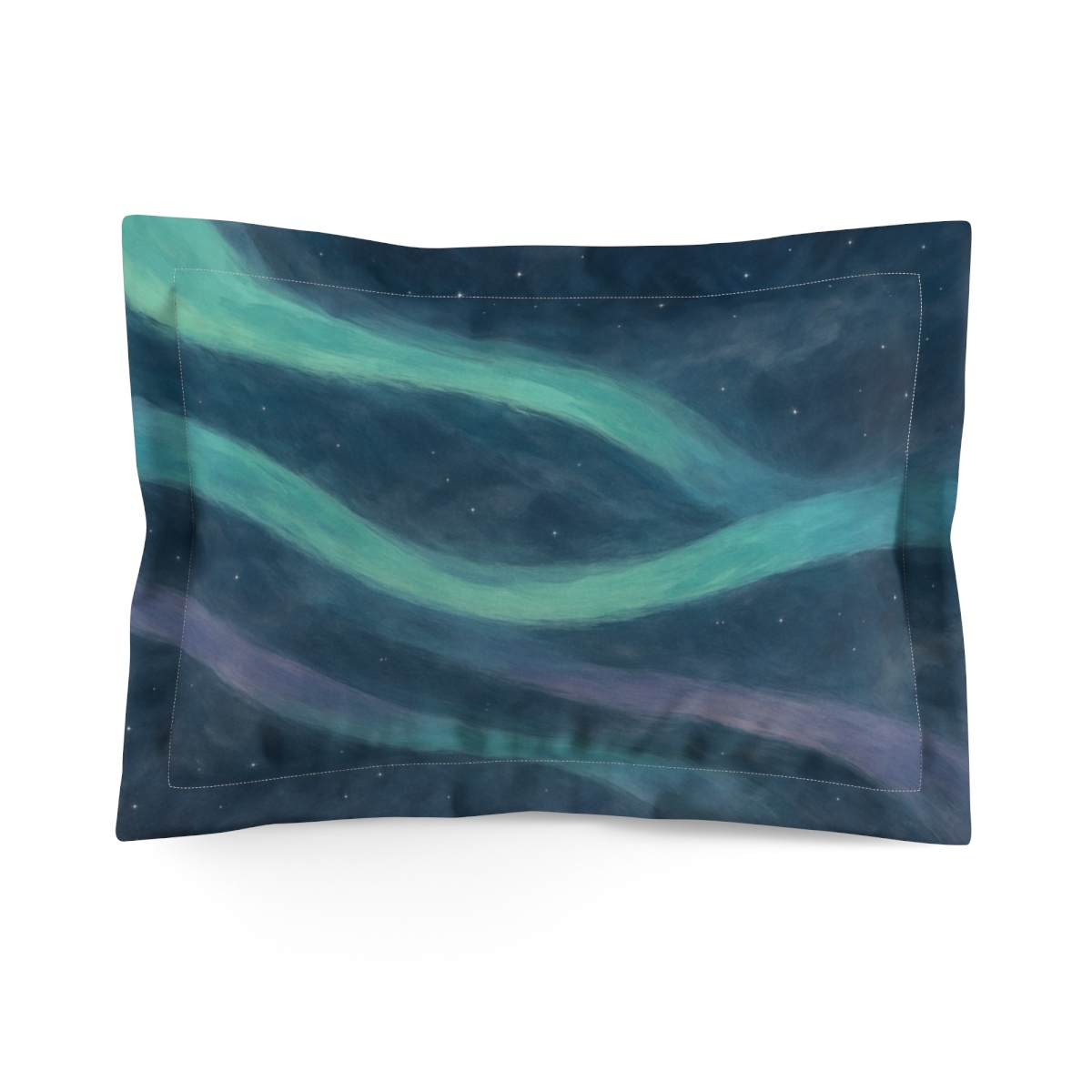 Auroral Ribbon Drift custom pillows
