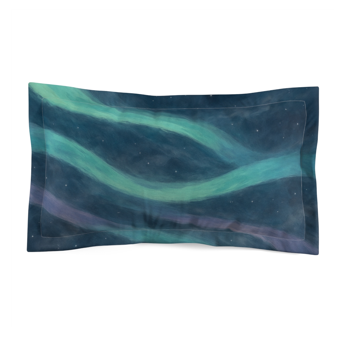 Auroral Ribbon Drift custom pillows