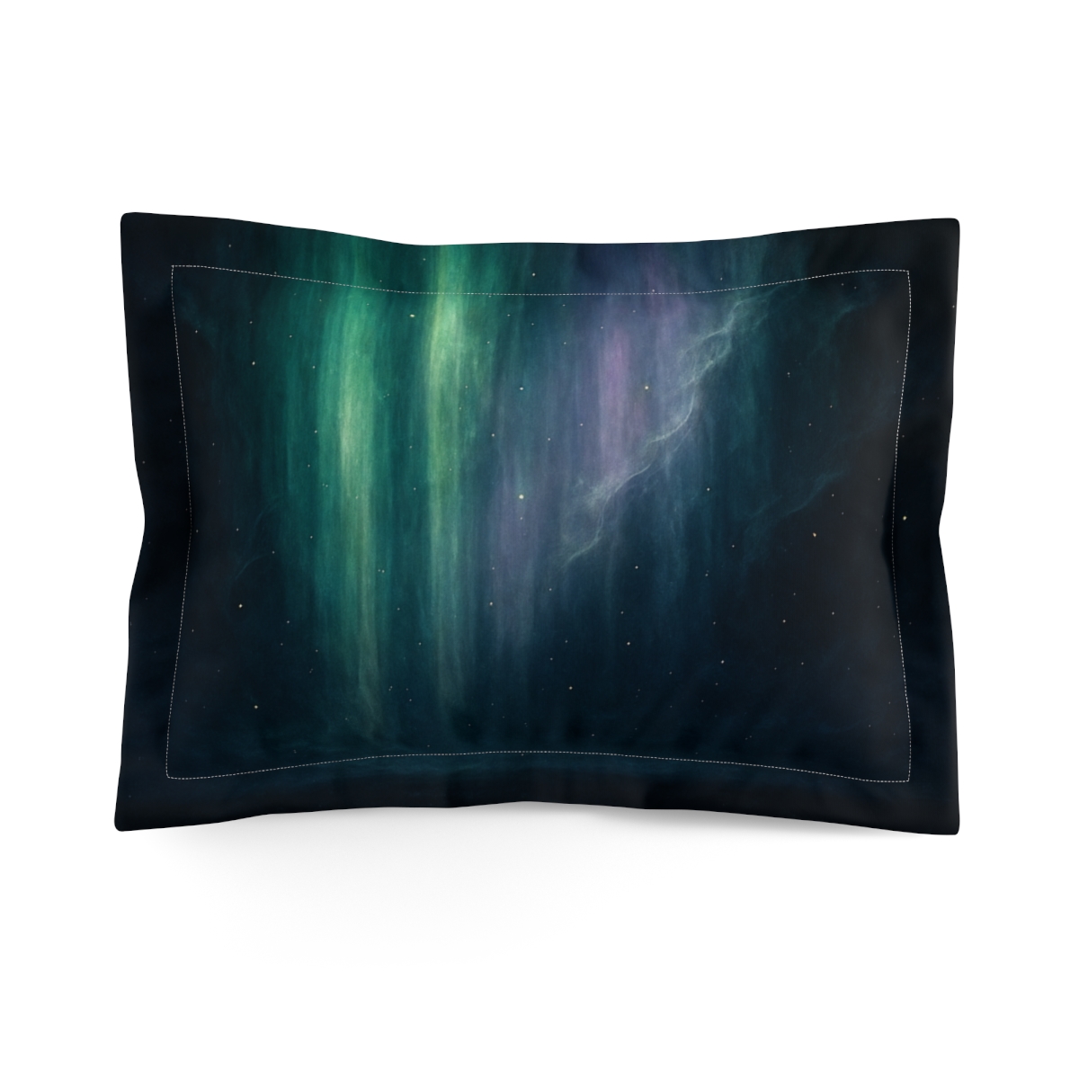 Auroral Void Cascade designer printed pillows