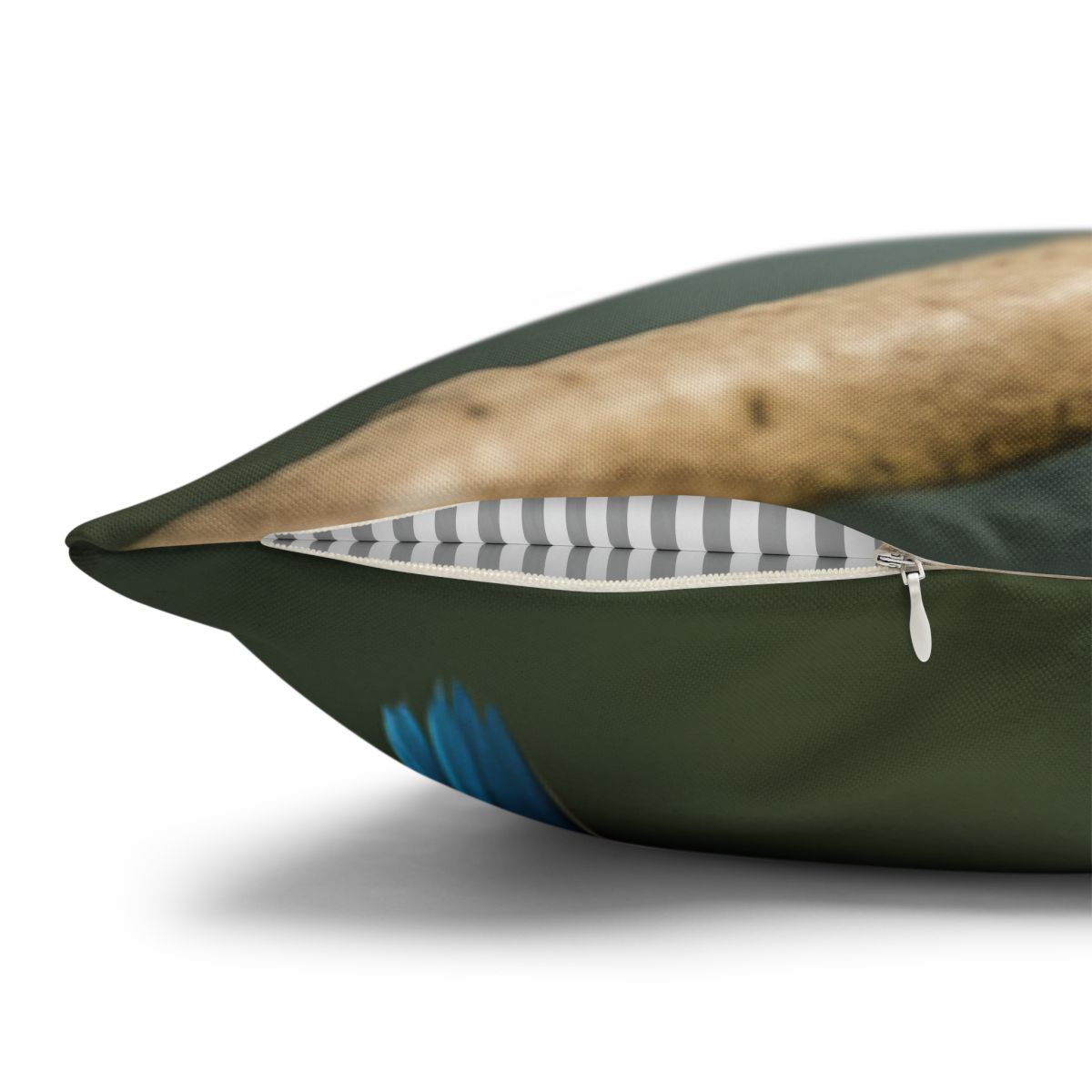 Azure Bolt Common Kingfisher designer print pillow cases