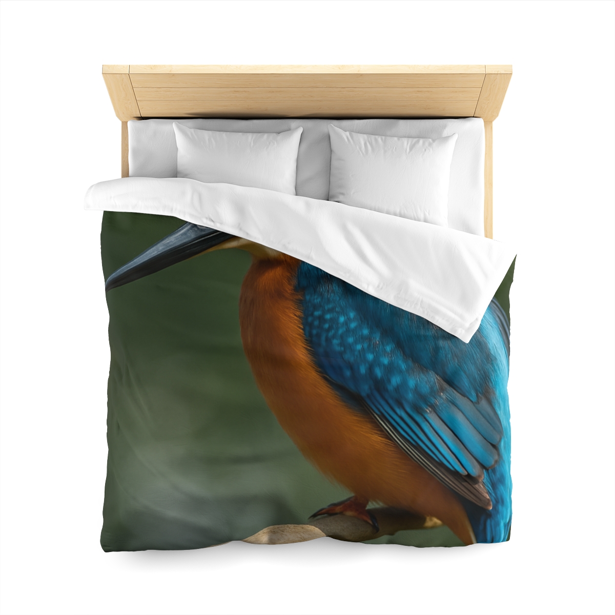 Azure Bolt Common Kingfisher trendy bedroom duvets