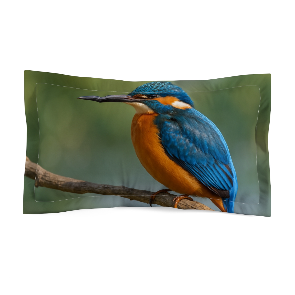 Azure Flash Common Kingfisher unique shape pillows