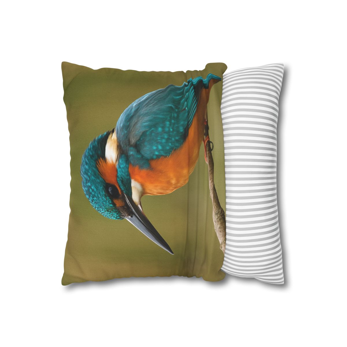 Azure Flash Kingfisher personalized pillow covers
