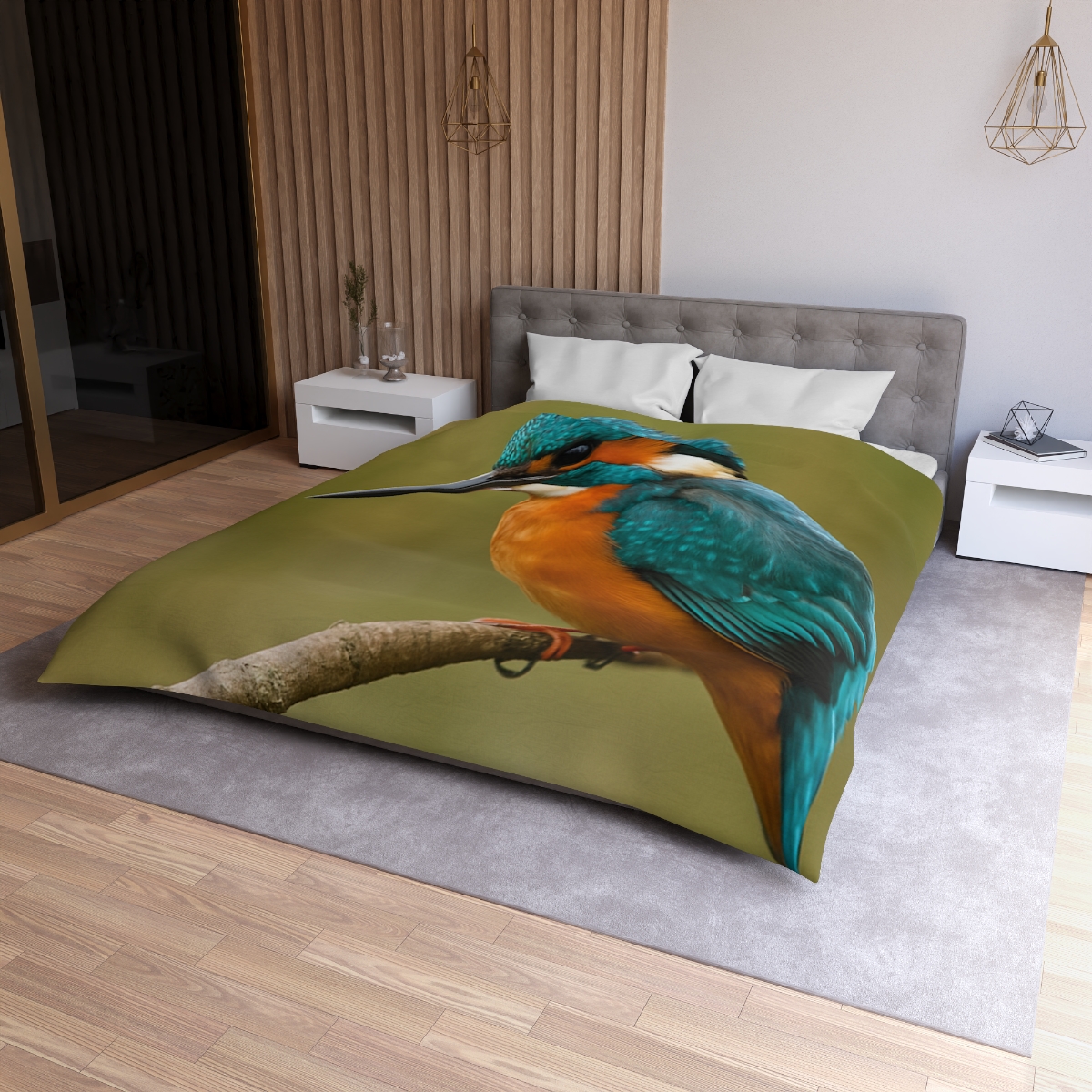 Azure Flash Kingfisher duvets for gifts