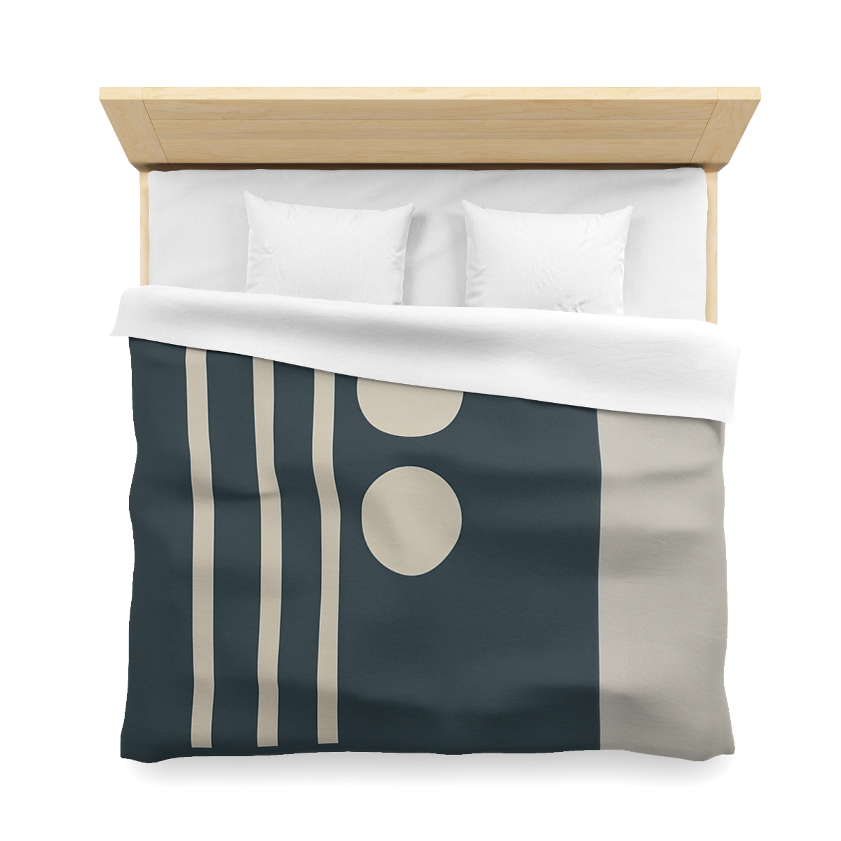 Negative Space Lattice designer printed duvets