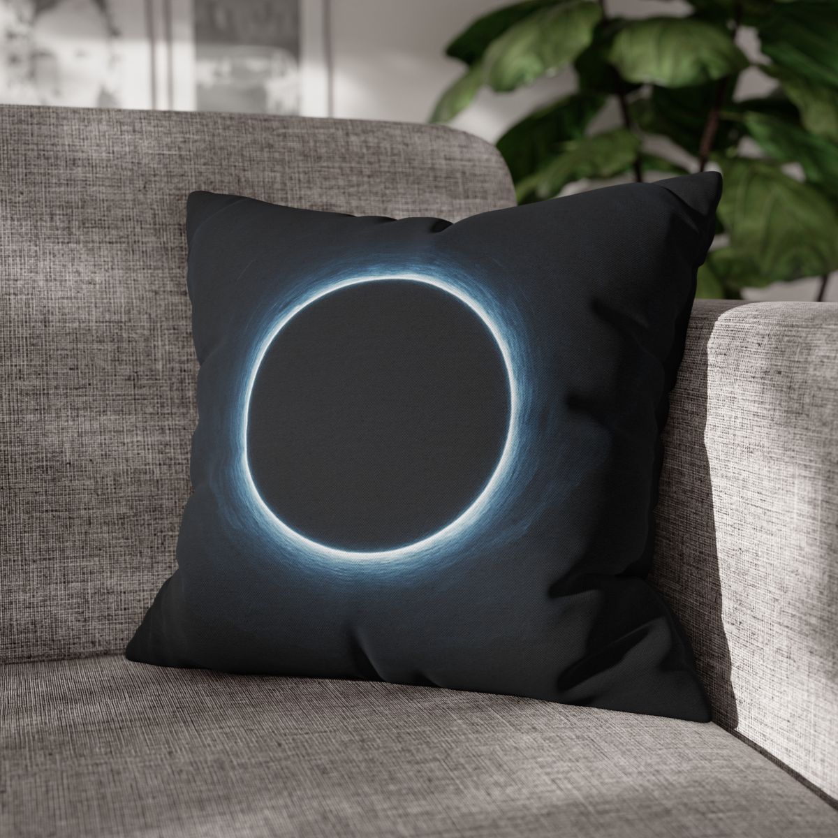 Luminous Event Horizon Veil designer print pillow cases