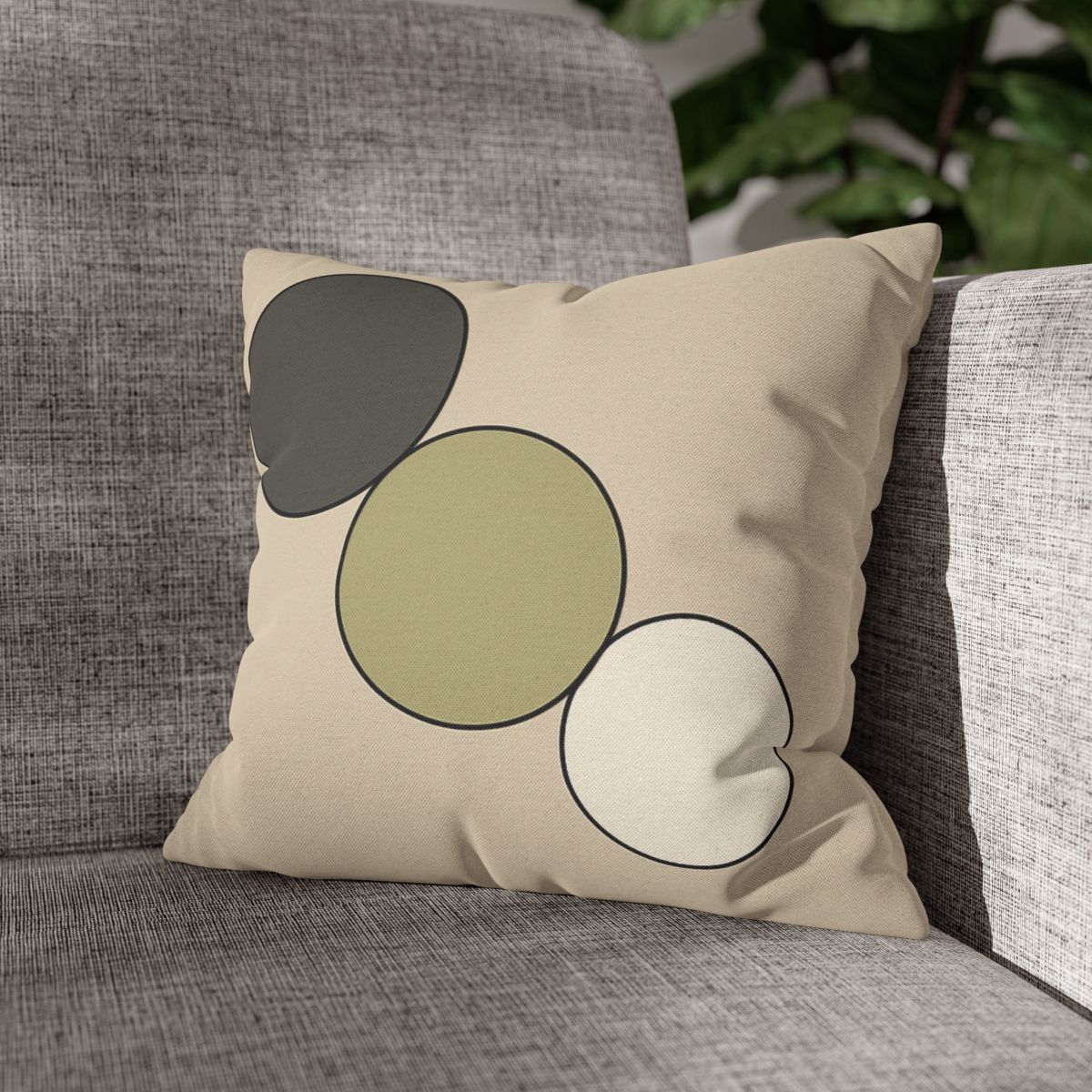 Staggered Trio Of Circles Harmony unique gift pillow cases