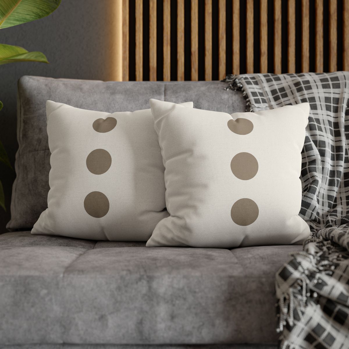 Offset Circle Ladder trendy patterned pillow cases