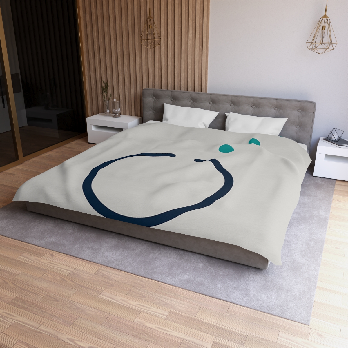 Split Ring And Ascending Dots warm winter duvets