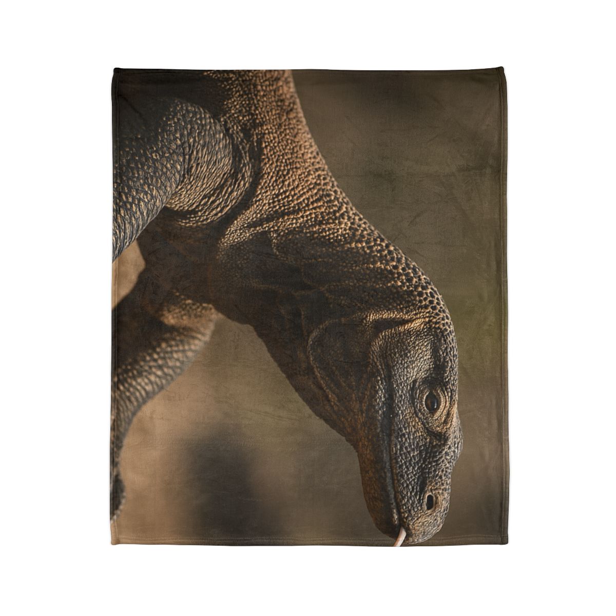 Ancient Sentinel Komodo Dragon decorative home blankets