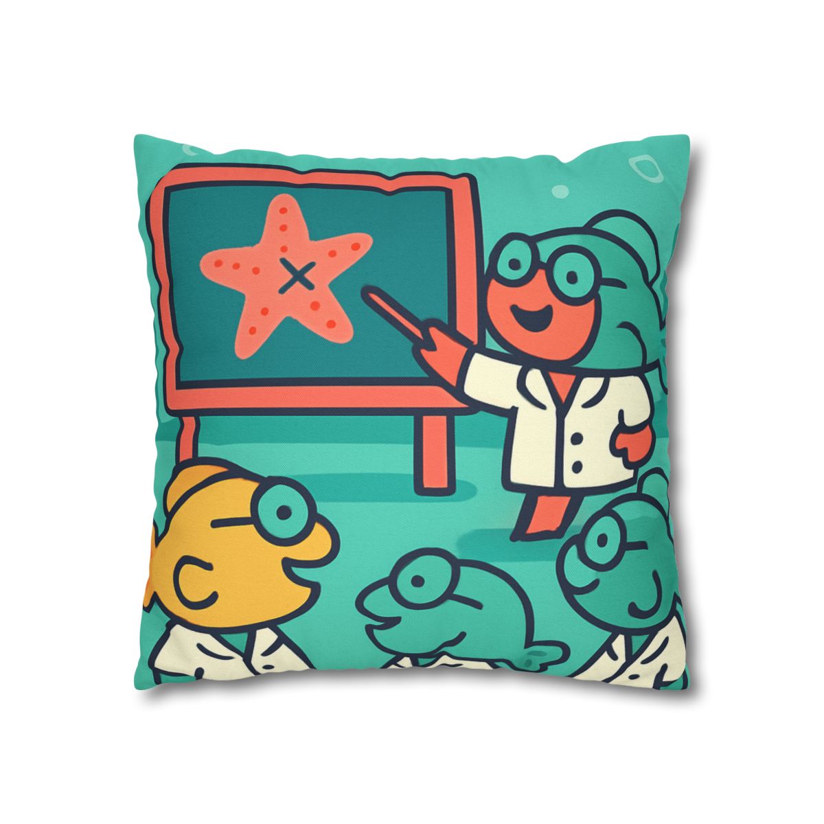 Coral School Of Scientists custom pillow cases