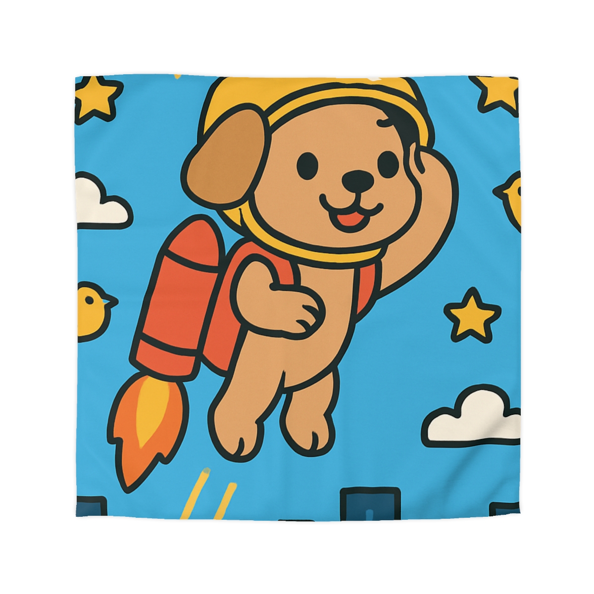 Rocket Puppy Patrol stylish duvet covers