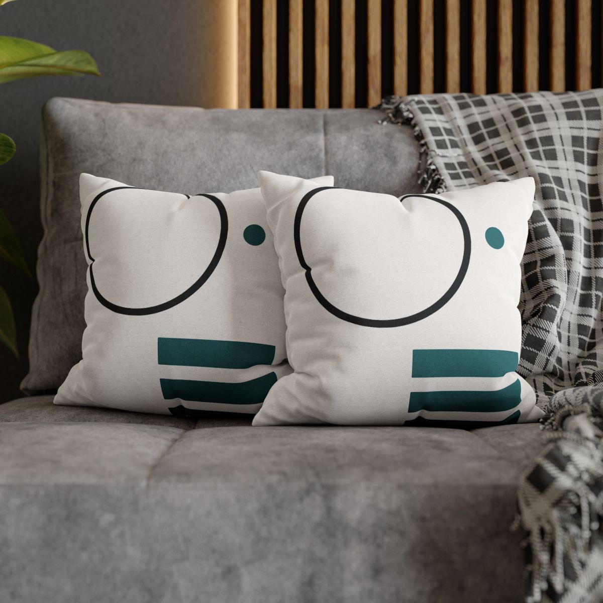 Orbiting Bars And Hollow Circle comfortable bedding pillow covers