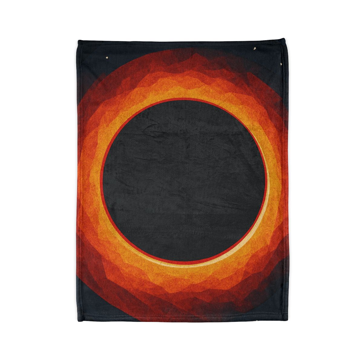 Event Horizon Paper Cut Silhouette stylish throw blankets