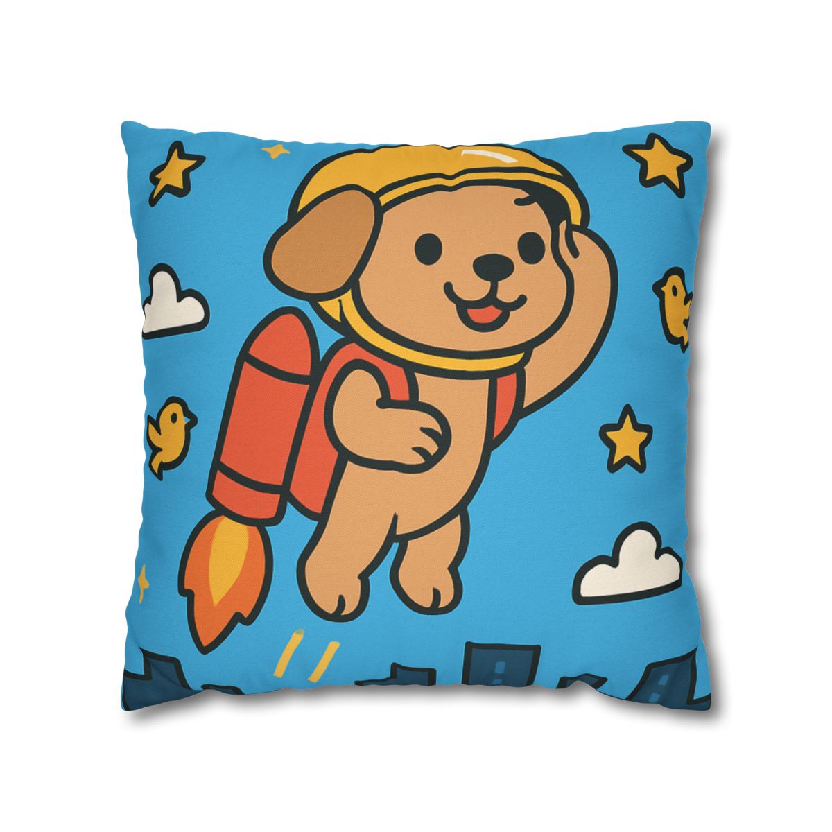 Rocket Puppy Patrol comfortable bedding pillow covers
