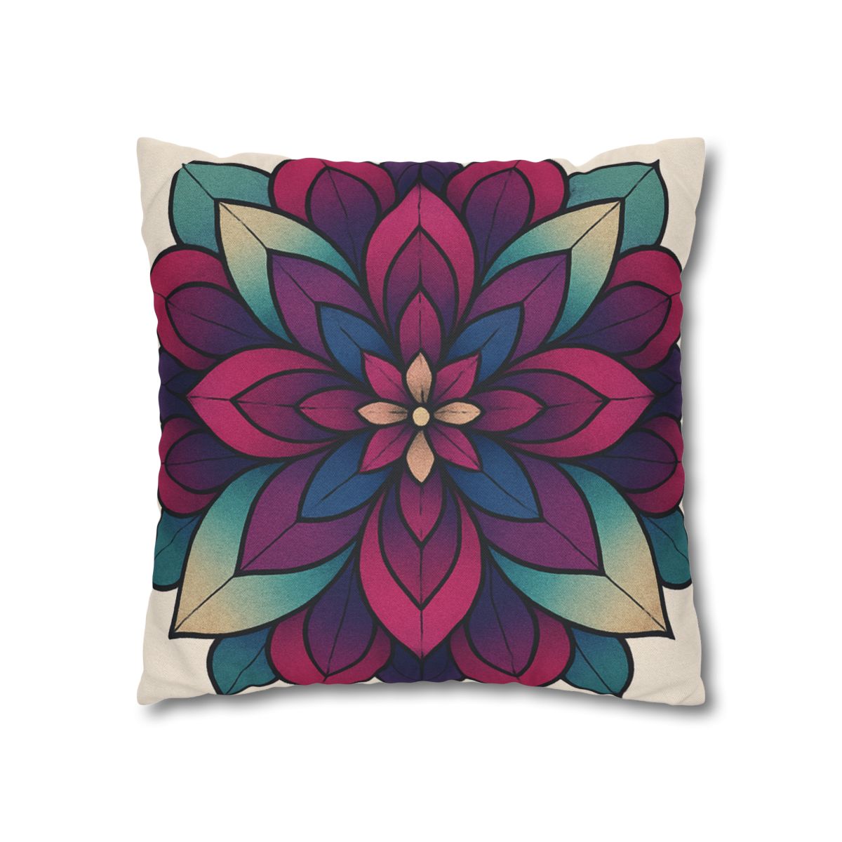 Petal Prism Overlap custom pillow cases