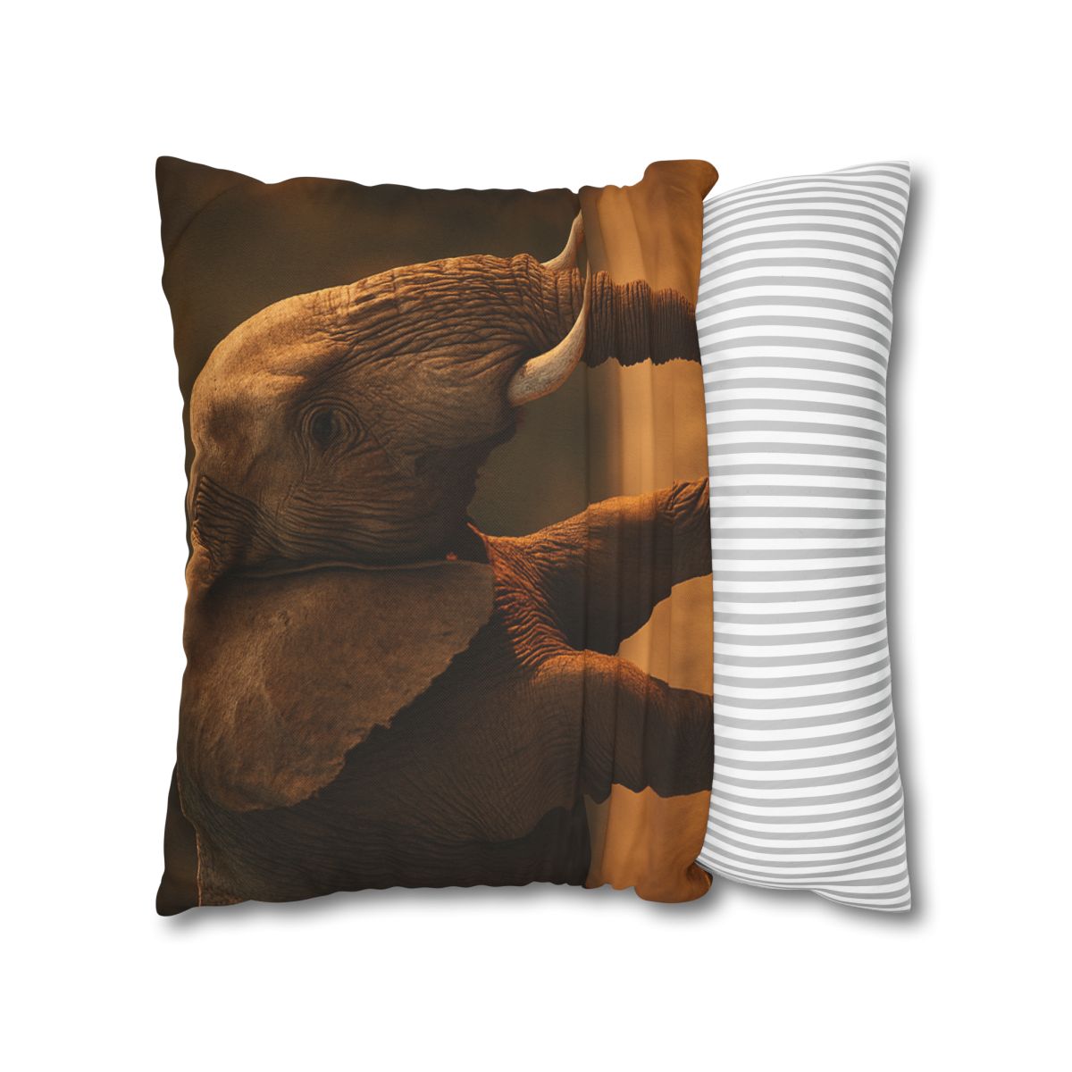 Savannah Sentinel Elephant designer print pillow cases