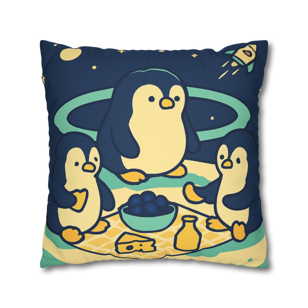 Planet Picnic Penguins comfortable bedding pillow covers