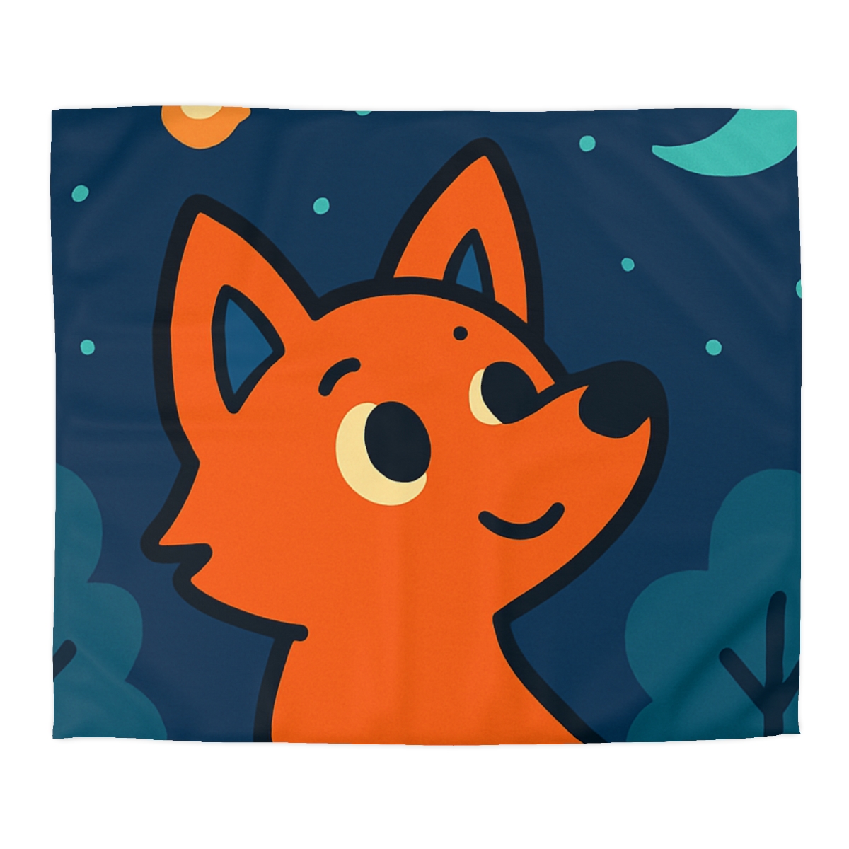 Starlight Forest Fox custom duvets