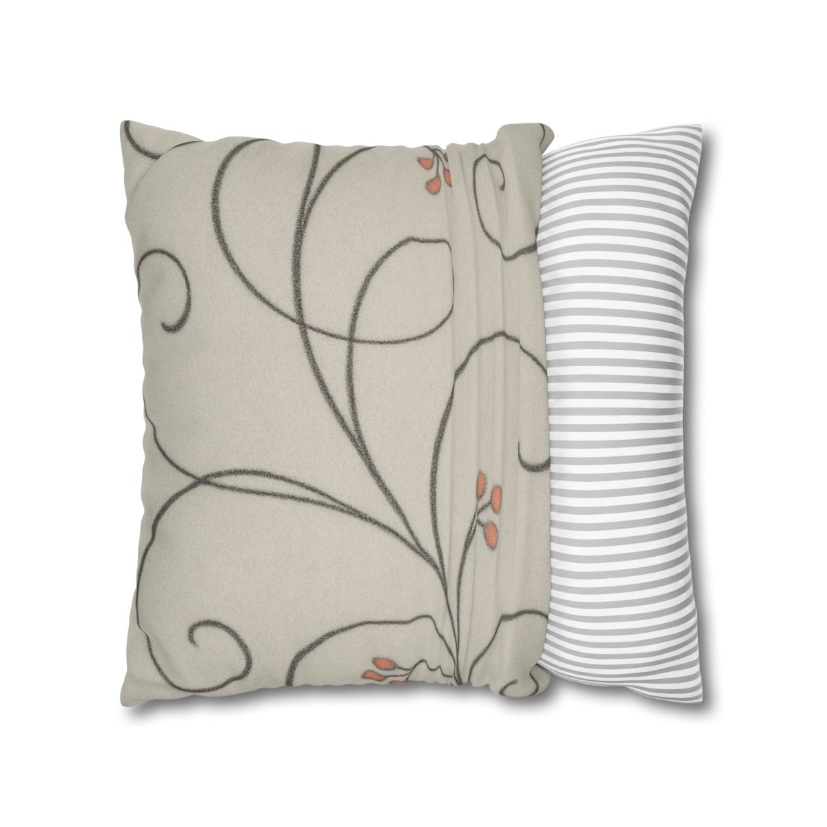 Tendril Lace Panorama personalized pillow covers