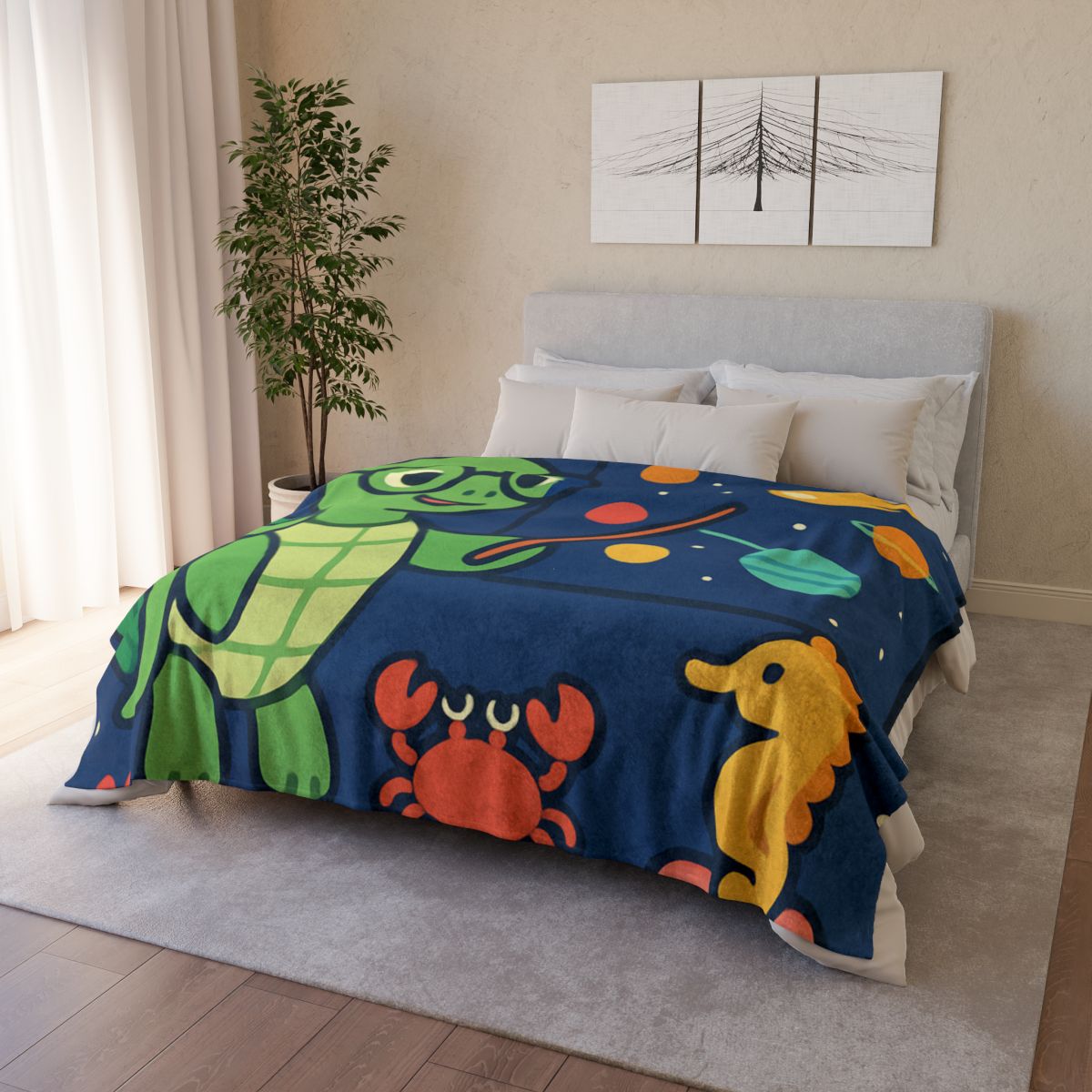 Comet Classroom Turtle decorative home blankets