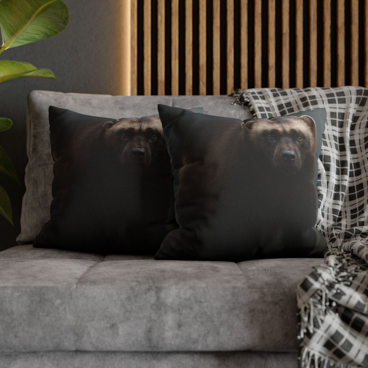 Velvet Shadow Wolverine soft cotton pillow cases