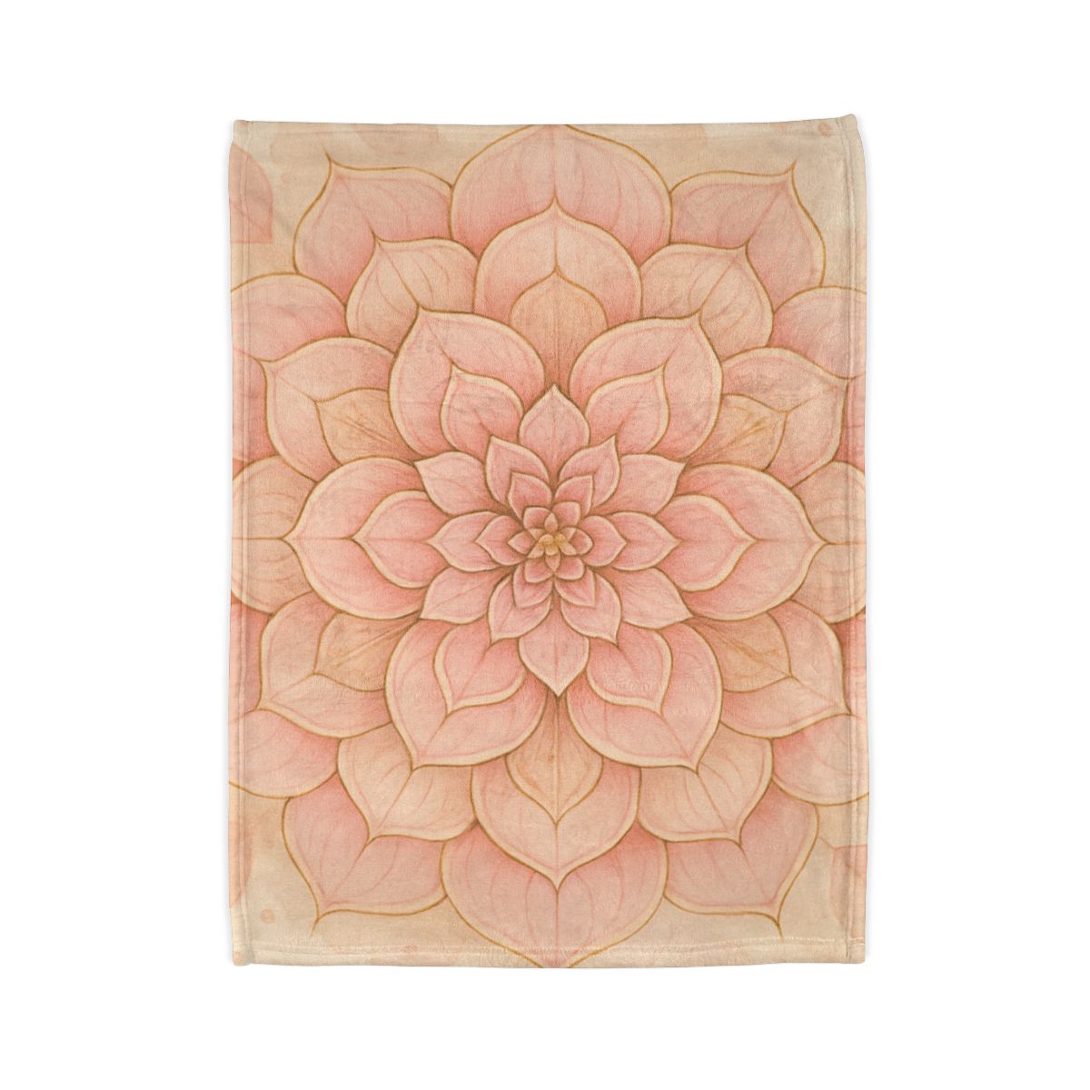 Petal Concentric Chorus stylish throw blankets