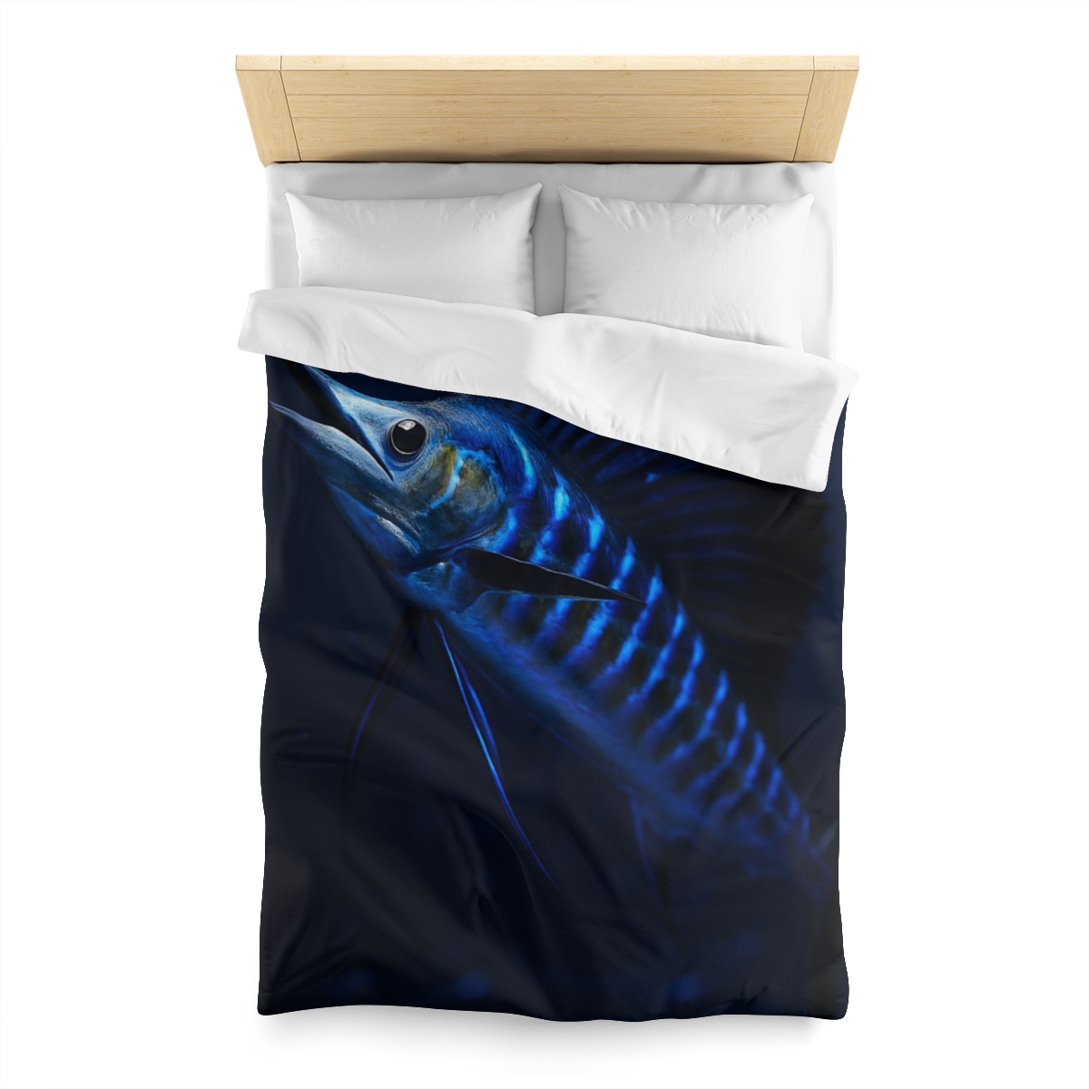 Nebula Crown Sailfish designer printed duvets