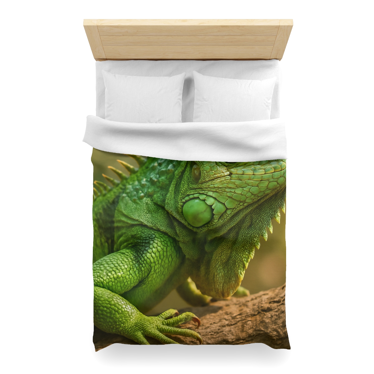 Green Iguana Sun Poise personalized bedding duvets