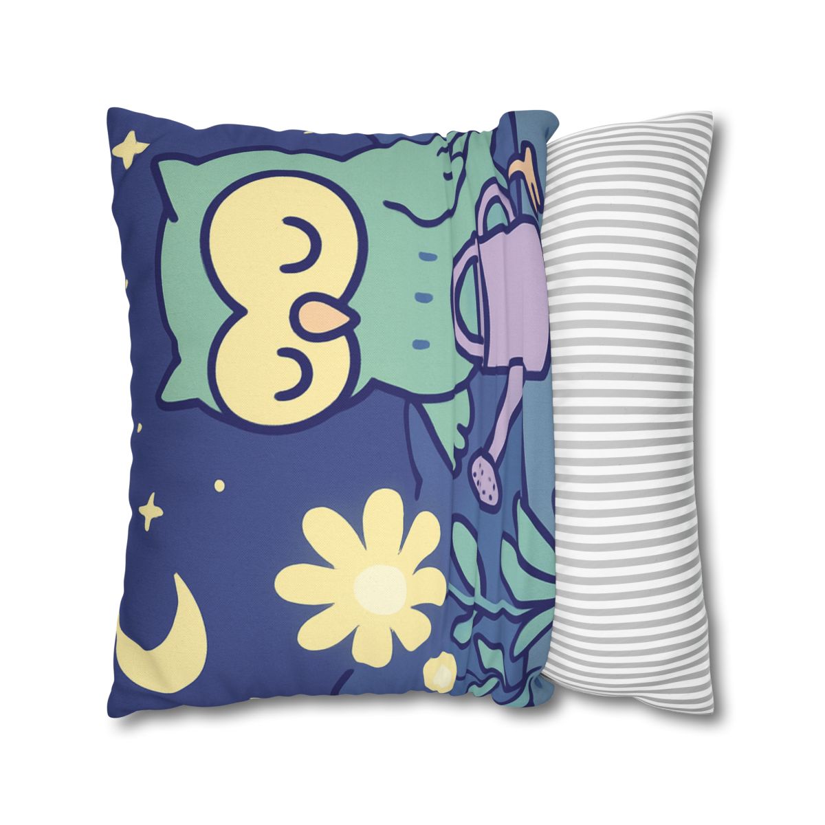 Moon Garden Owl custom pillow cases