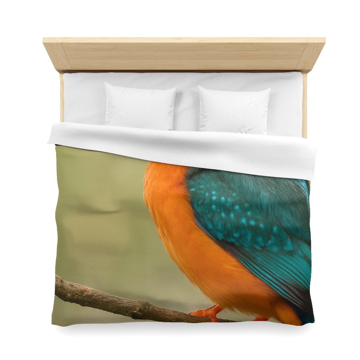 Emerald Flash Kingfisher warm winter duvets
