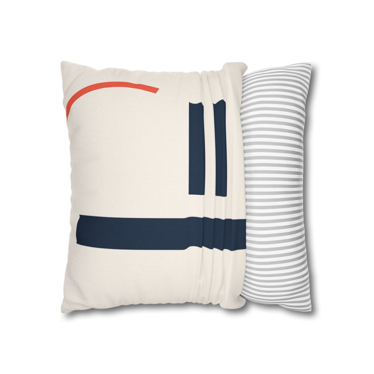 Offset Bars With Orbit Arc soft cotton pillow cases