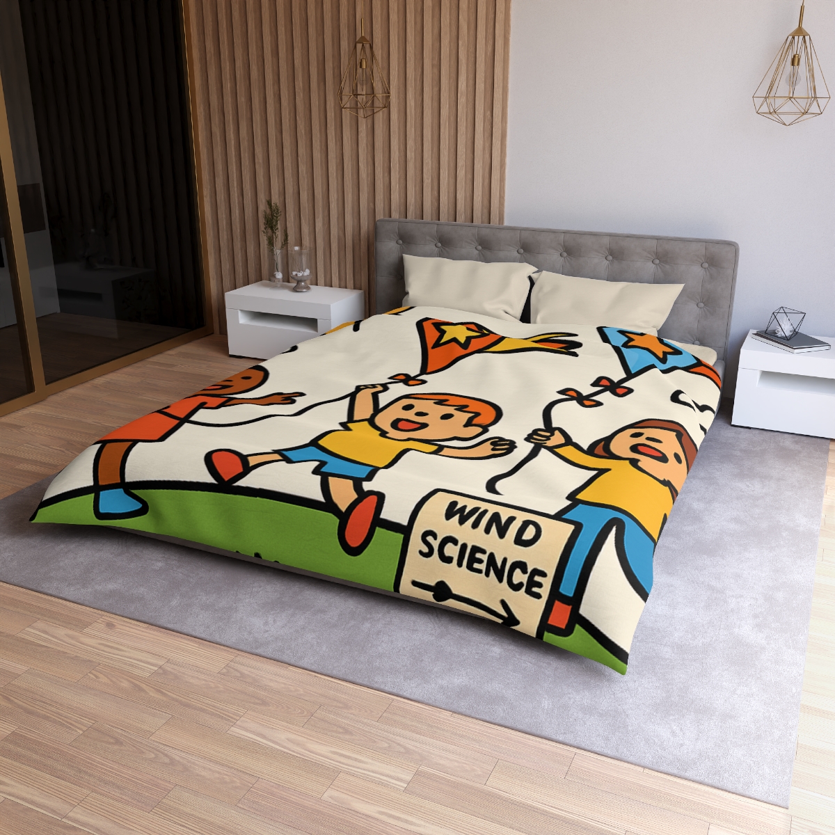 Comet Kite Parade On Cloud Hill soft comforter duvets