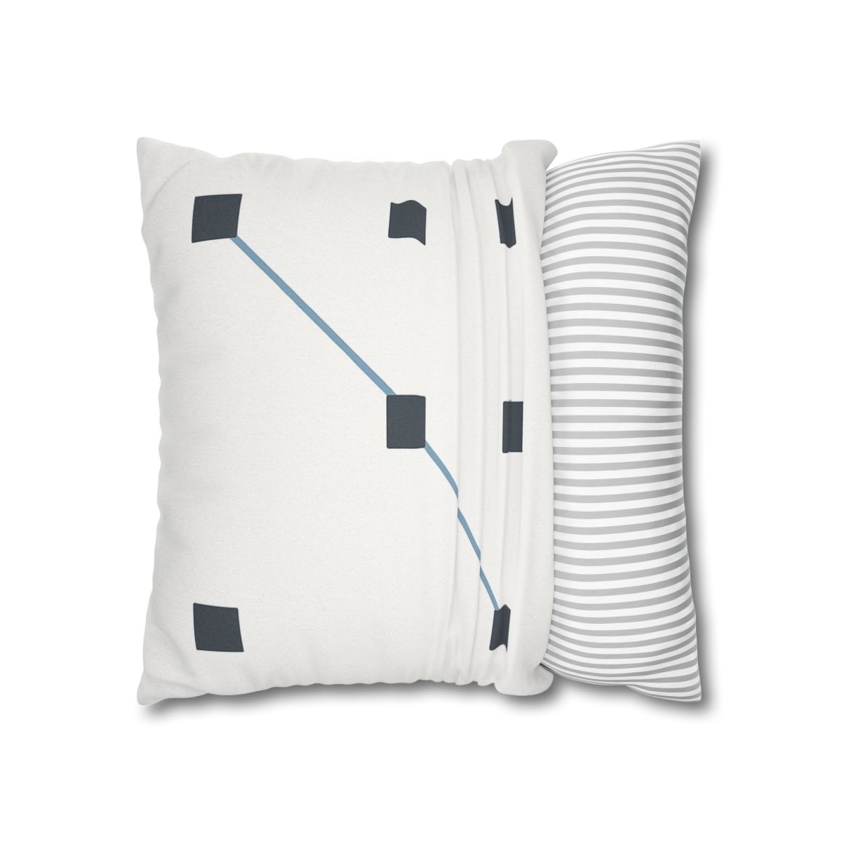 Diagonal Star Path Grid personalized pillow covers