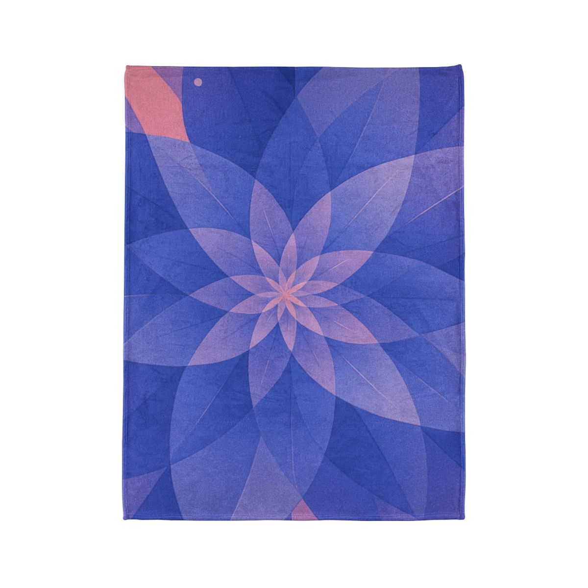 Petal Prism Overlap soft fleece blankets