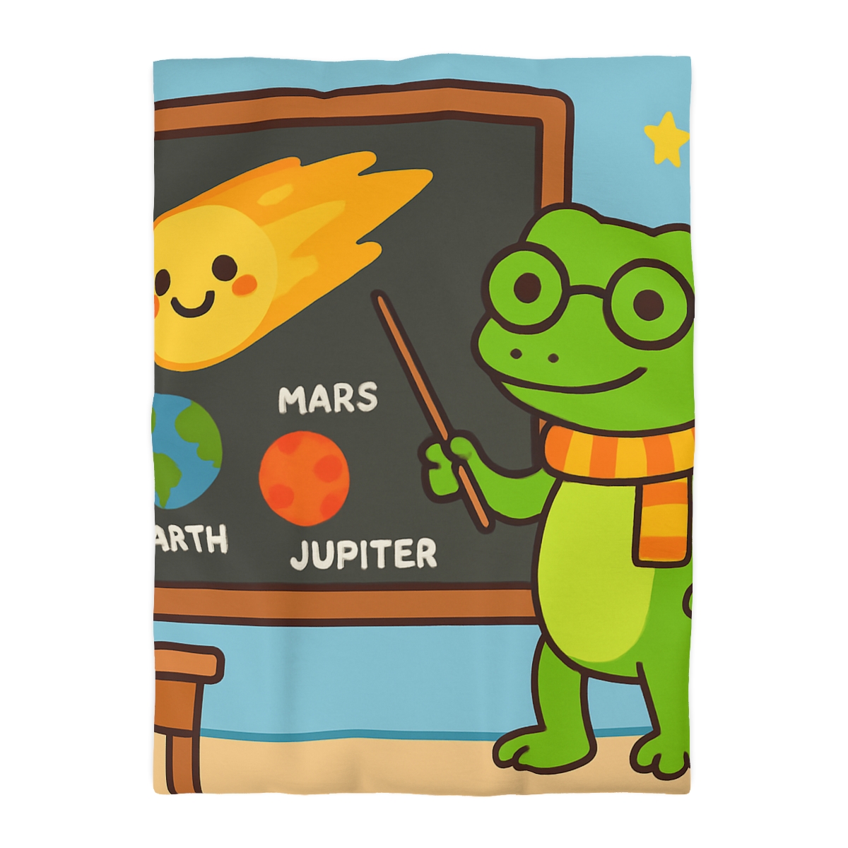 Comet Classroom Gecko custom duvets