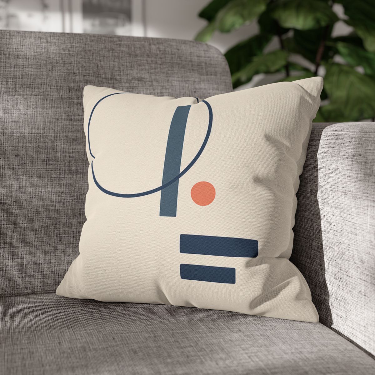 Quiet Orbit With Split Bars soft cotton pillow cases